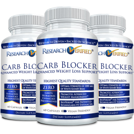 Research Verified Carb Blocker (3 Bottles)